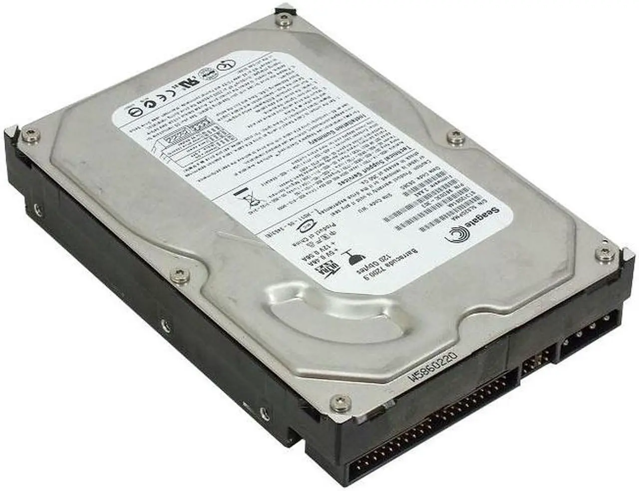 Alt view image 2 of 2 - Seagate ST3120814A BarraCuda 7200.9 ST3120814A 120 GB Hard Drive - 3.5" Internal - IDE (IDE Ultra ATA/100 (ATA-6))