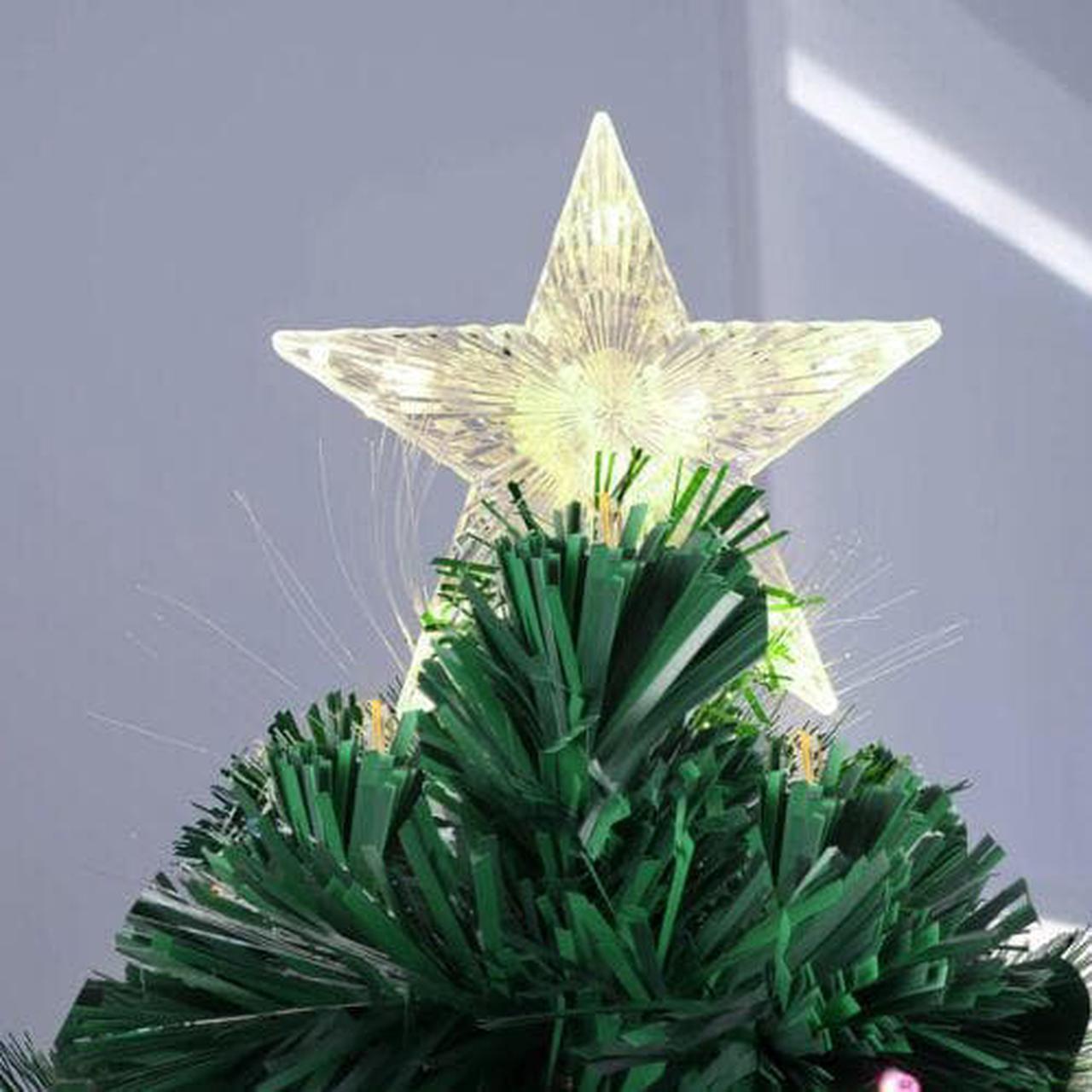 Alt view image 5 of 7 - 6ft Christmas Tree Artificial Narrow Realistic Evergreen Pre Lit Metal Stand Pencil Green