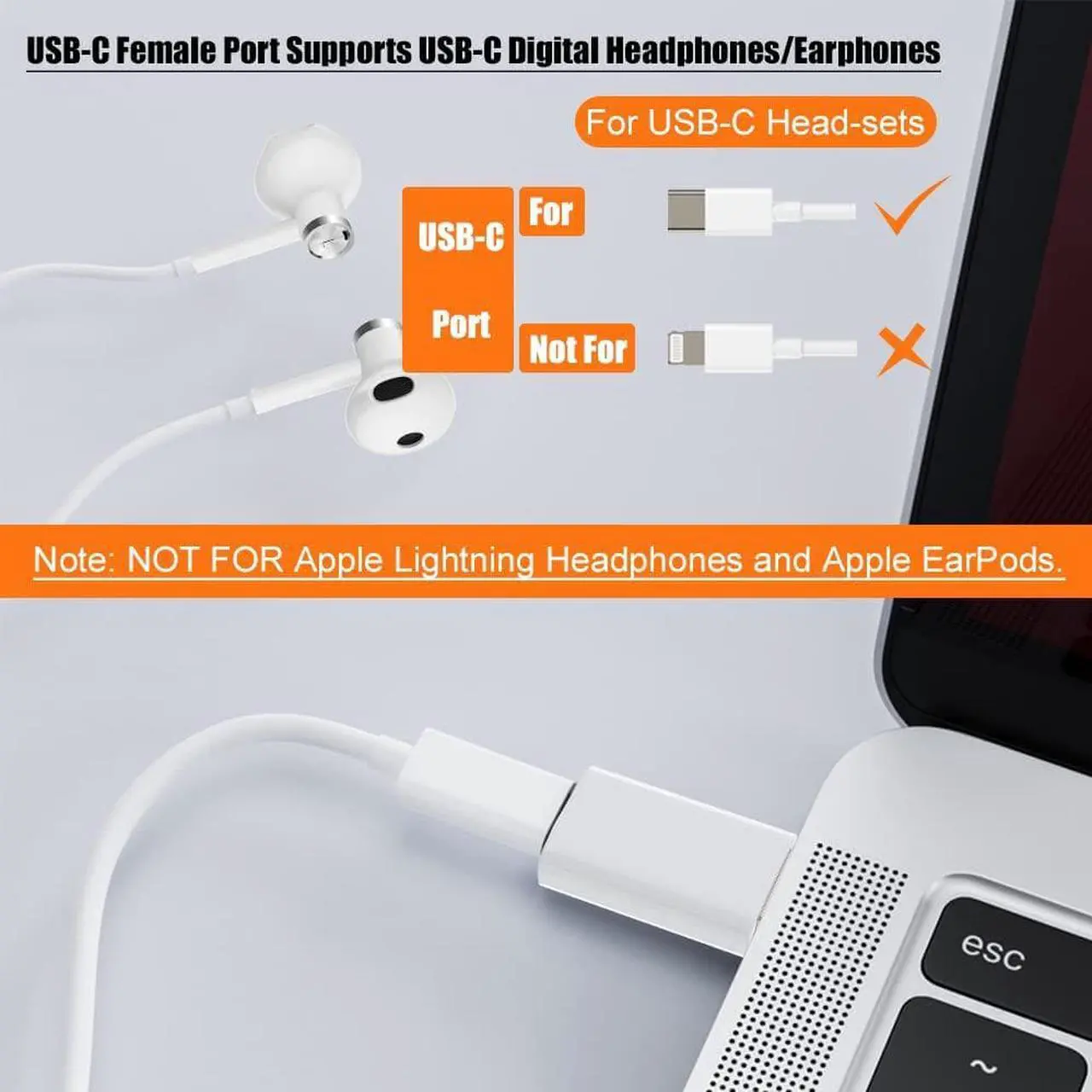 Alt view image 6 of 7 - USB to USB C Adapter for Car USB Port Support CarPlay USB Wall Plug USB Type-C Female to USB-A Male Adapter Work with Apple Watch iPhone 16 15 14 13 12 Pro Max Mini SE iPad Galaxy Pixel 9 8 7 6