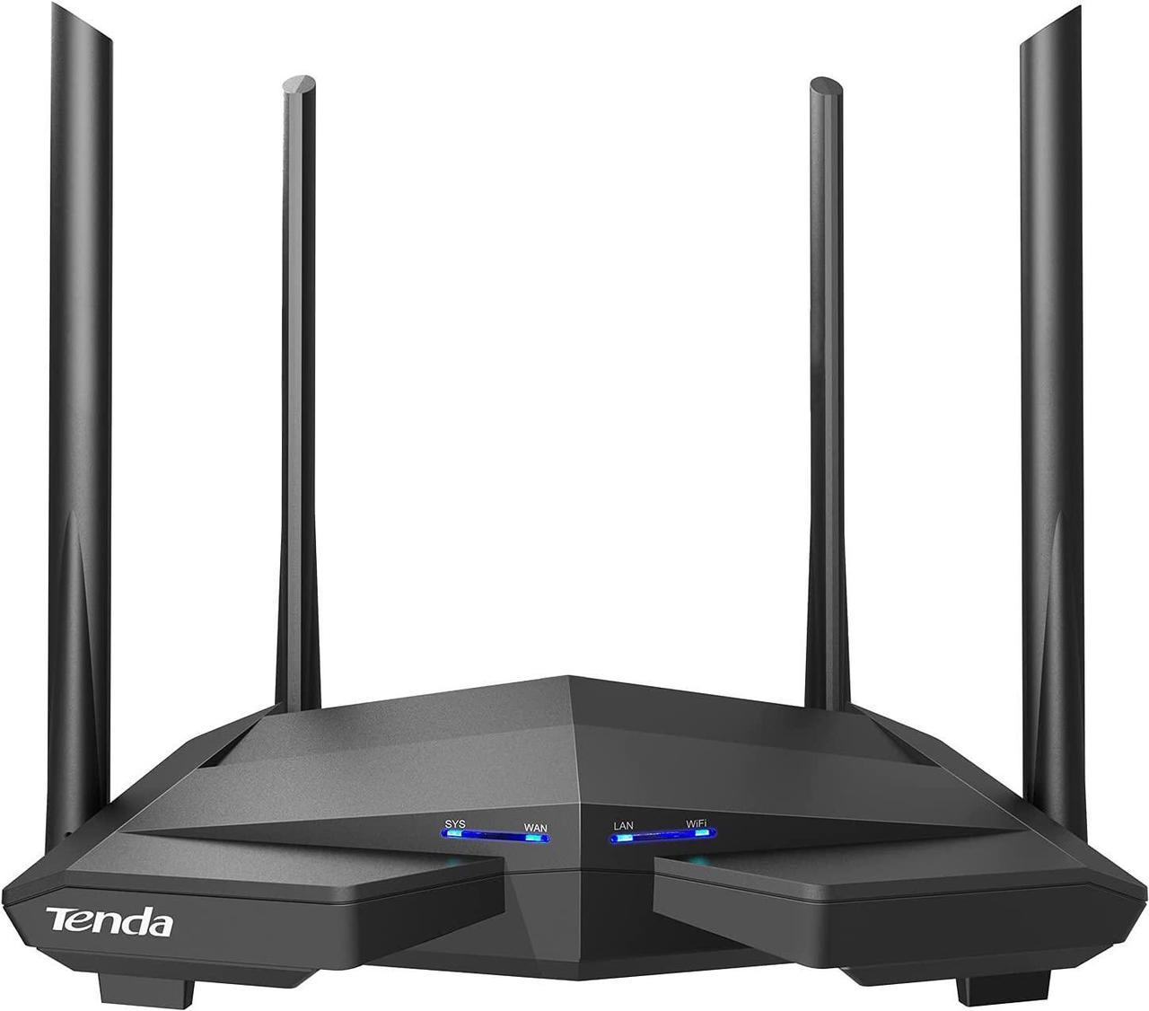 Tenda AC10U Smart Gigabit Wi-Fi Router AC1200 Dual Band w/Parental Control + MU-MIMO + Smart WiFi App Management + USB Port