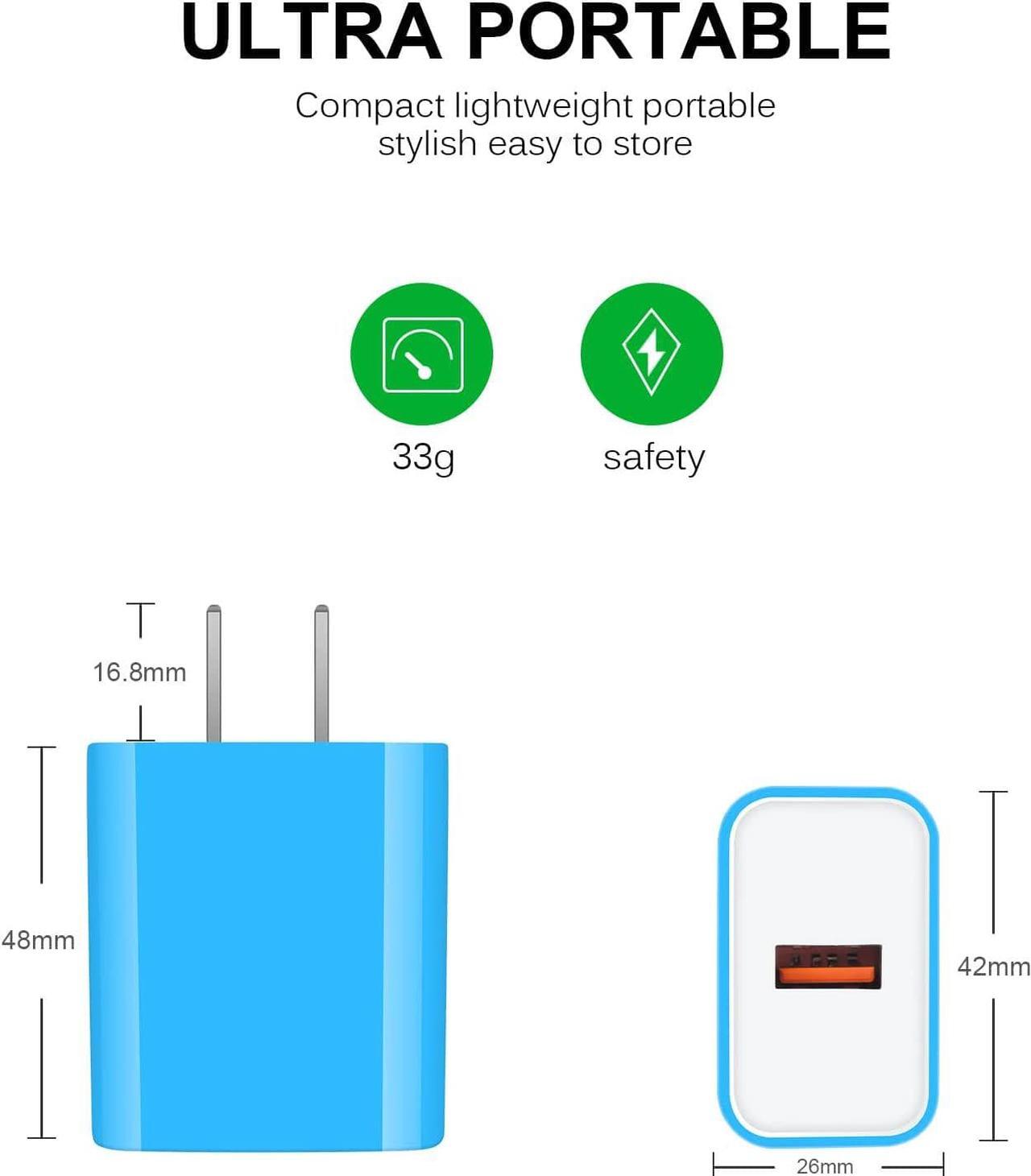 Alt view image 6 of 7 - Android Phone Charger Samsung Charger Fast Charging with USB Type C Charger Cable Cord 3FT/6FT for Samsung Galaxy A14 5G/A54 5G/S23 Ultra/S22/S21/S20/S10 /S9/A53/A52/A51/A34/A32/A23/A13/A12/A03s/A01