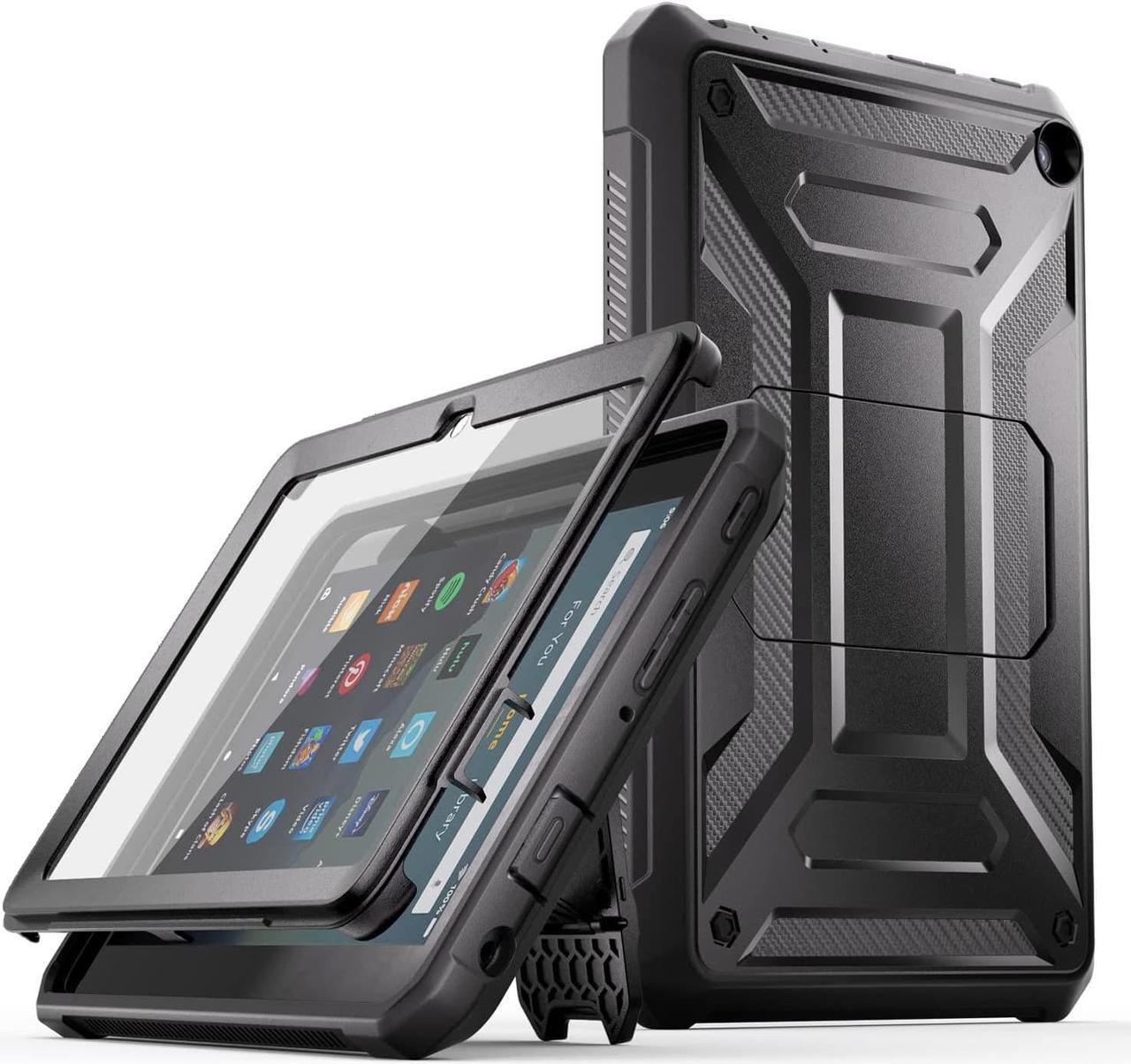 Main image of Fire HD 8 & HD 8 Plus Tablet Case (Only 12th Gen 2024/2022) - [Light-Duty] Full Body Rugged Cover with Built-in Screen Protector for Kindle Fire HD 8 Kids Tablet & Kids Pro Tablet - Black