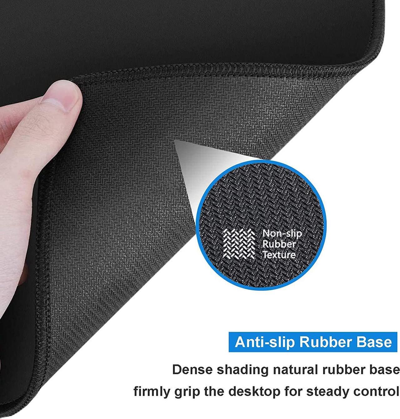 Alt view image 6 of 7 - XXL Large Gaming Mouse Pad The Chosen One Custom Desk Pad Mousepad with Anti-Slip Rubber Base Stitched Frame Mouse Mat Portable Desk Mat for Computer Keyboard Mice Laptop & PC 31.5X15.7 Inch