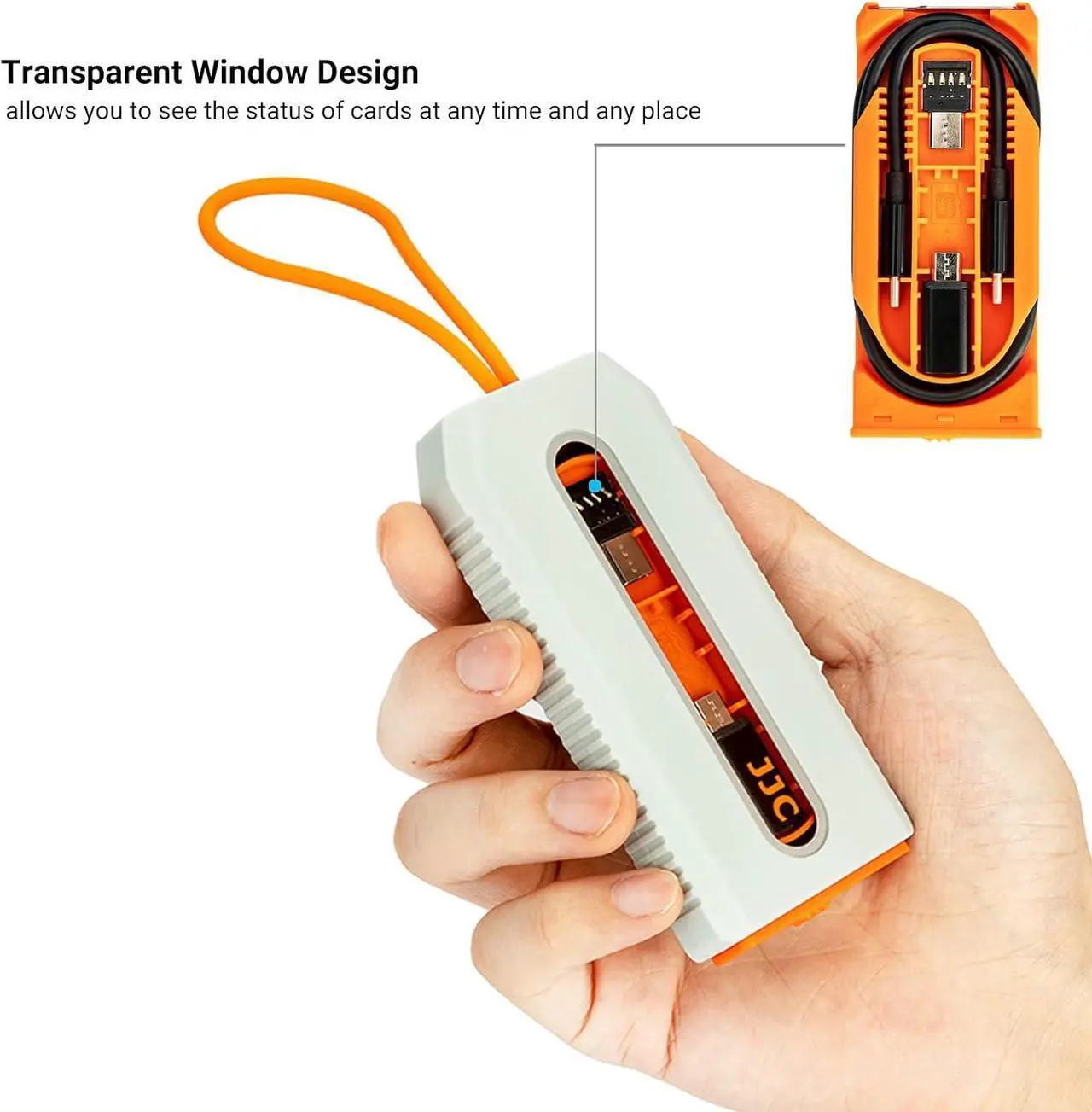 Alt view image 7 of 7 - 5 in 1 Data Cable Adapter Kit Data Cable Transfer Storage with Micro USB Type-A OTG Adapter 1.8ft Data and Charger Cable Charging Cable Convertor for Travel Hold 2 Micro SD 2 Nano SIM Cards