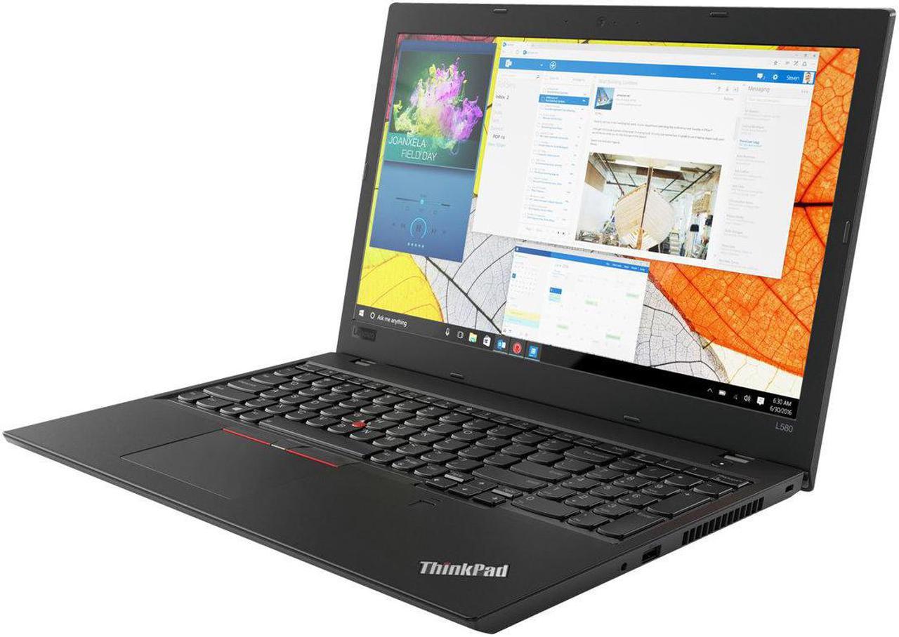 Lenovo ThinkPad L580 15.6" Screen Laptop, Intel Core i5-8250U 1.6GHz, 8GB RAM, 256GB SSD, Windows 10 Pro. (Windows 11 Ready)