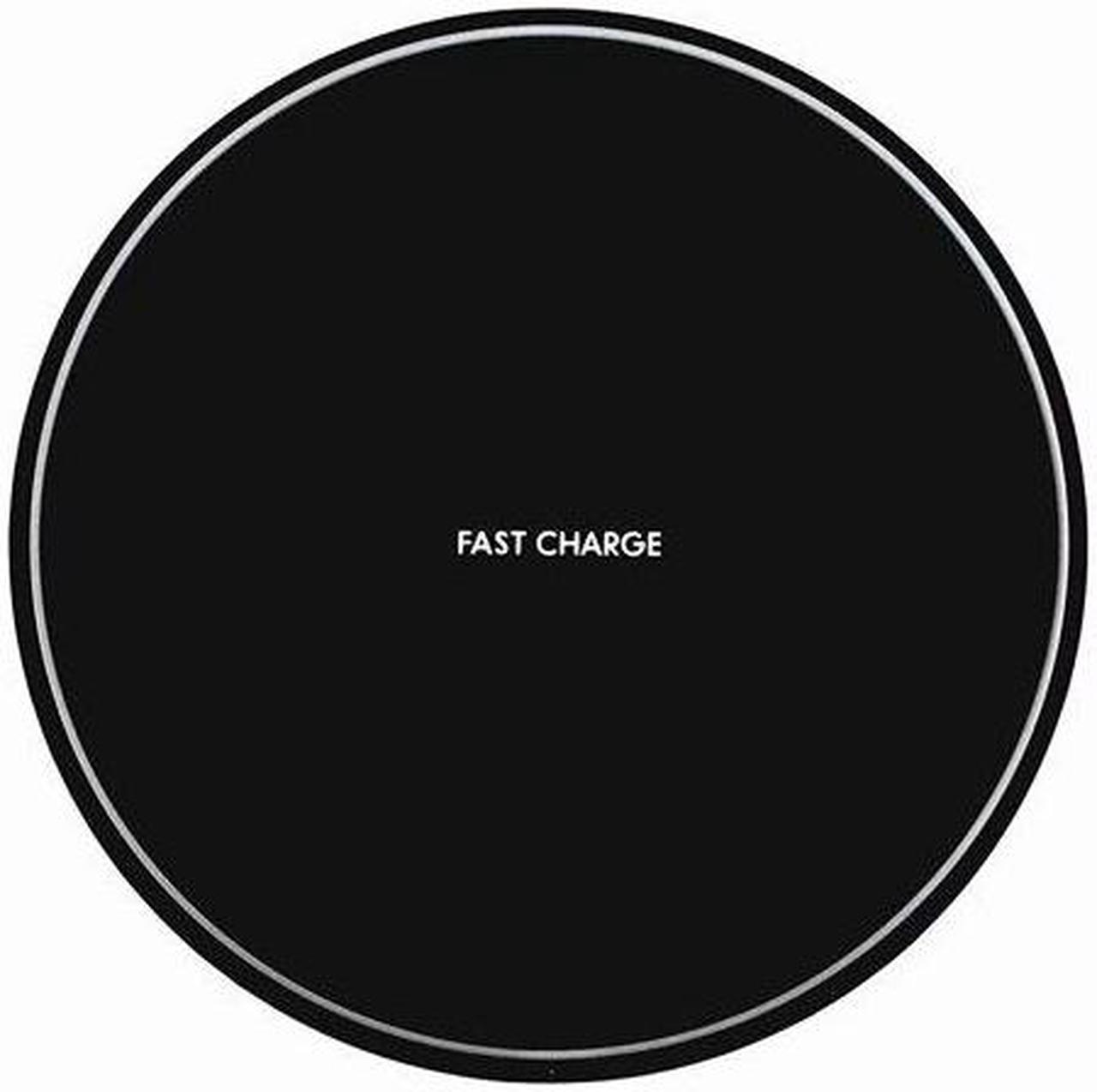 JIMTAB Wireless Charger Ultra Slim,Qi-Certified Fast Wireless Charging Pad Compatible with iPhone Xs Max/XS/XR/X/8/8 Plus for All Qi-Enabled Phones