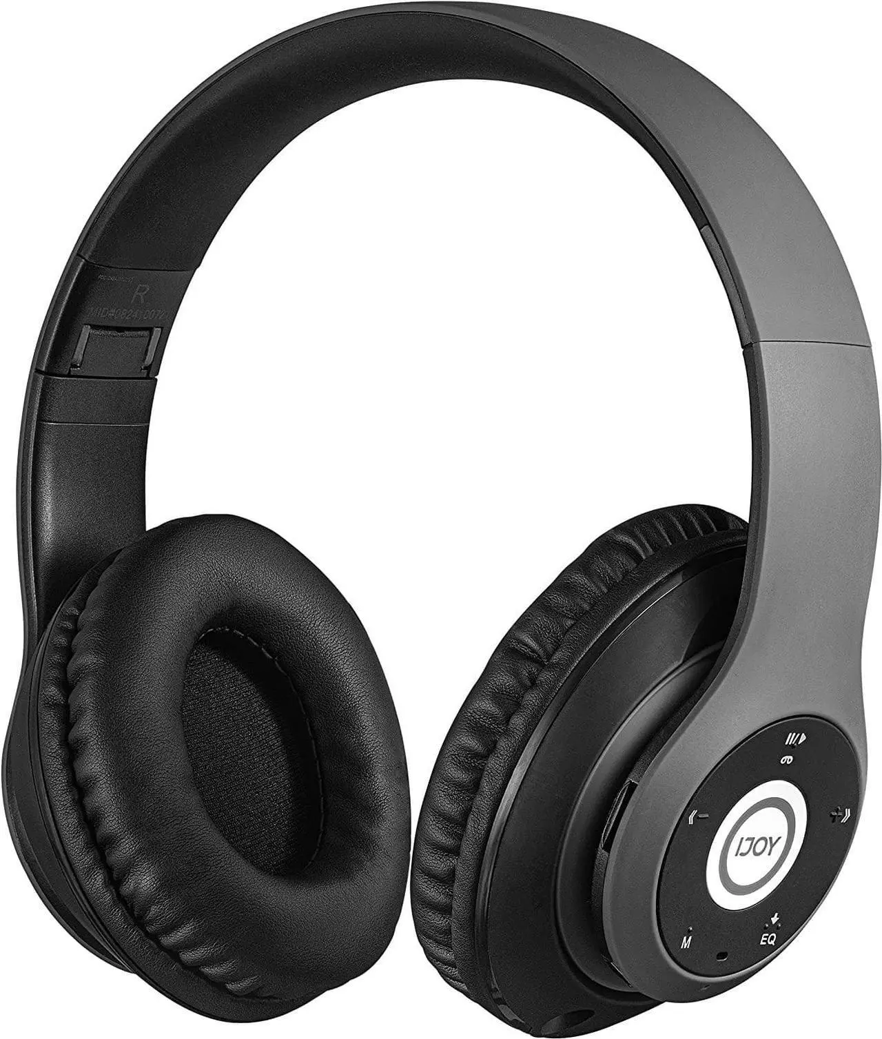 Alt view image 7 of 7 - iJoy Bluetooth Headphones Over Ear, Wireless and Wired Foldable Headset Built-in Microphone, FM, Micro SD Card Slot - (Stealth) Adults Kids Men Women - Audifonos Auriculares Inalambricos