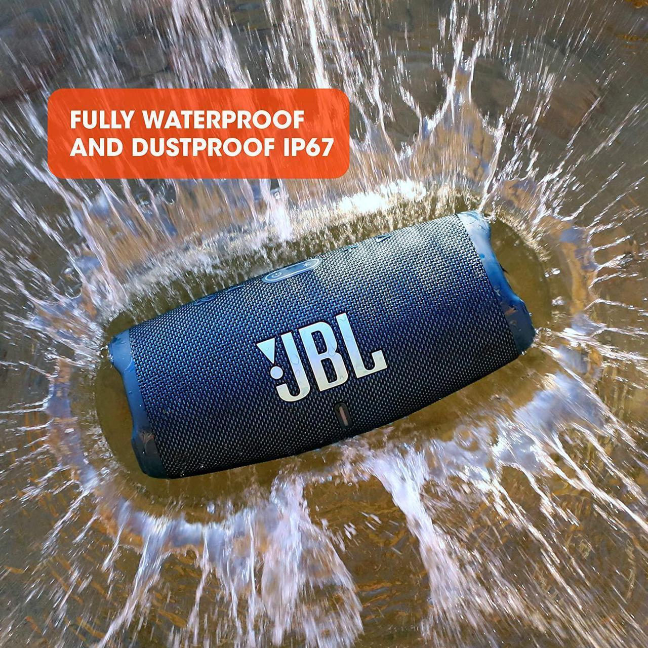 Alt view image 6 of 6 - JBL CHARGE 5 - Portable Bluetooth Speaker with IP67 Waterproof and USB Charge out - Black