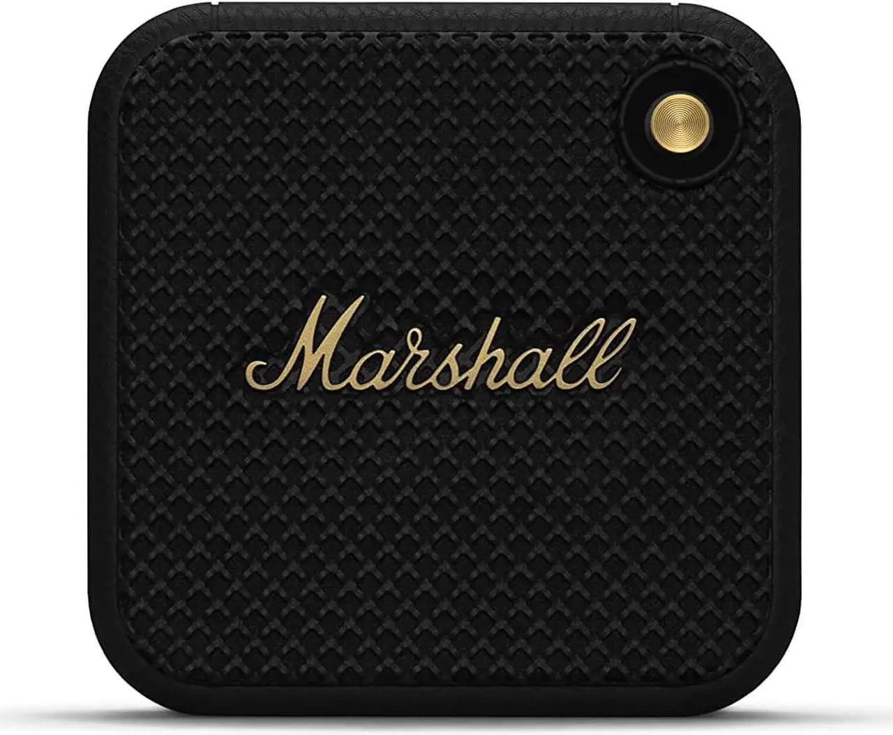 Main image of Marshall Willen Portable Bluetooth Speaker - Black & Brass