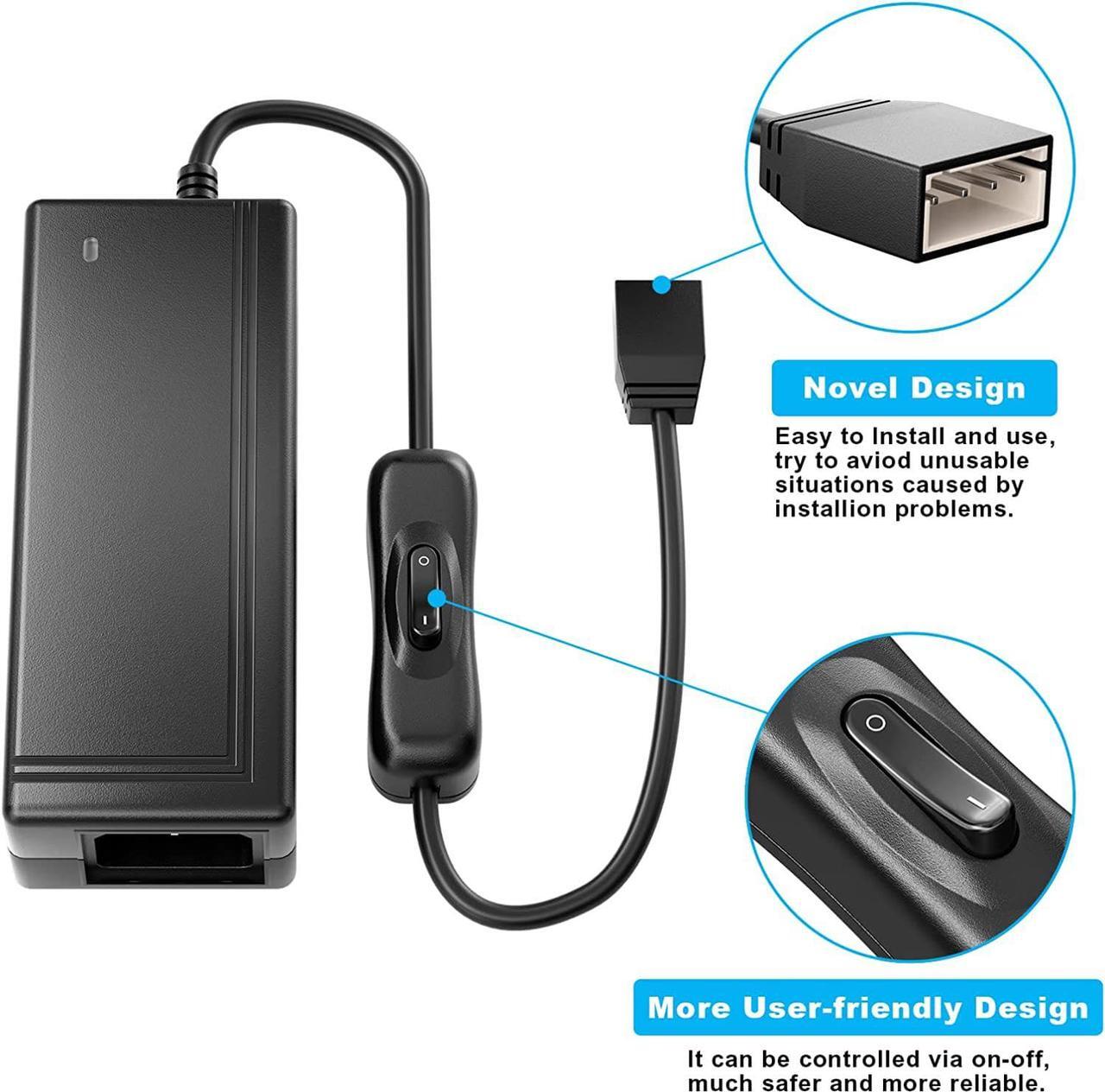 Alt view image 3 of 7 - ? SATA/PATA/IDE Drive to USB 2.0 Adapter Converter Cable for Hard Drive Disk HDD 2.5 3.5 Compatible with USB 1.1/2.0/3.0 with External AC Power Adapter Included
