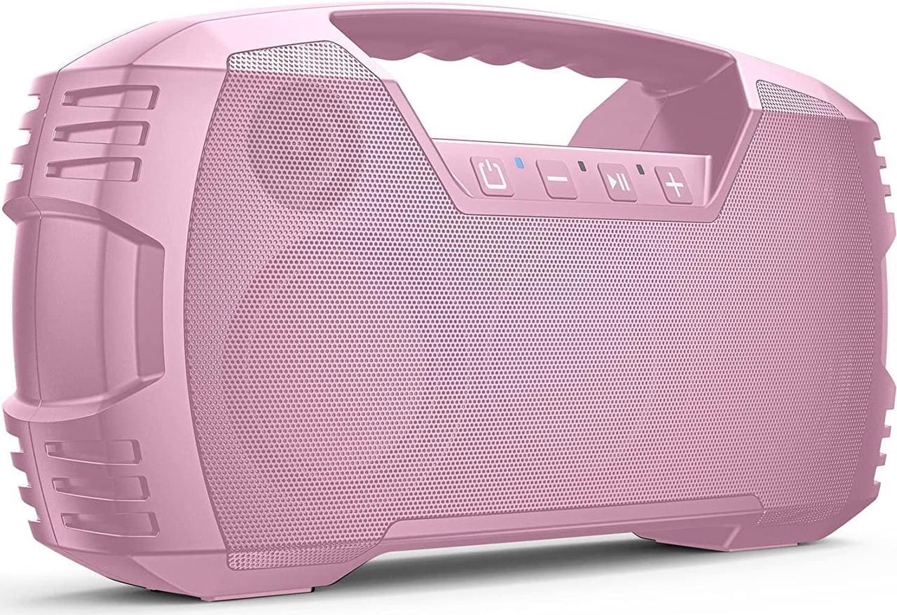 IPX7 Waterproof Bluetooth Speaker, Gifts for Girl 40W Portable Wireless Speaker, 32H Playtime, Stereo Loud Sound, Deep Bass, Outdoor Speaker with Handle, Bluetooth 5, Built-in Mic,For Party,Pool,Beach