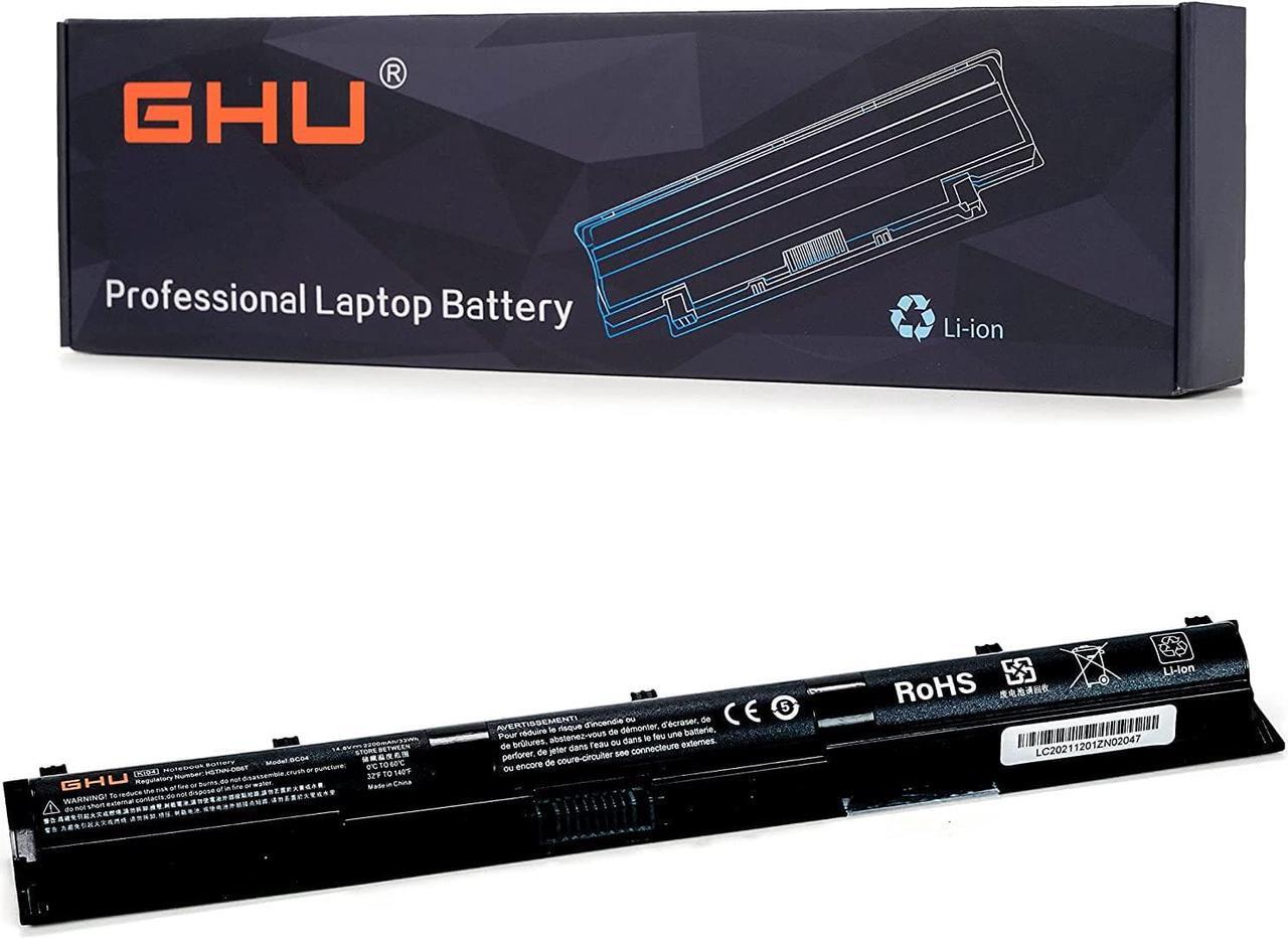Main image of GHU New Battery Replacement for KI04 HSTNN-LB6S HSTNN-LB6T 800049-001 K104 Compatible with HP Pavilion 14-ab 15-ab 17-g000 220 2200mAh 4 Cell 800009-421 800010-421 800049-421 800050-001 HSTNN-DB6T