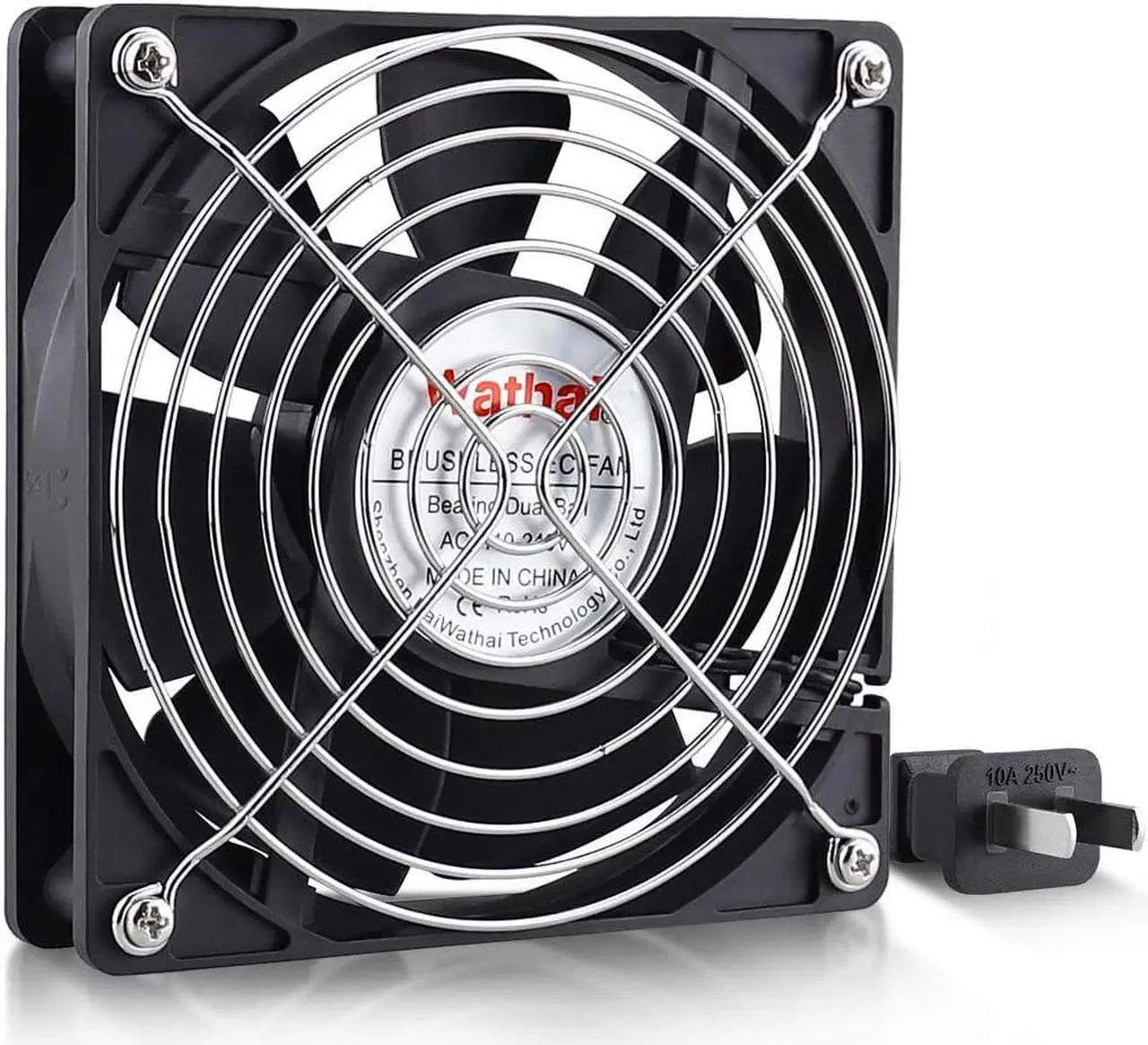 Main image of Wathai EC 120mm x 25mm Ball DIY Cooling Ventilation Exhaust Fan 110V 115V 120V 220V 240V AC Axial Case Muffin Fan