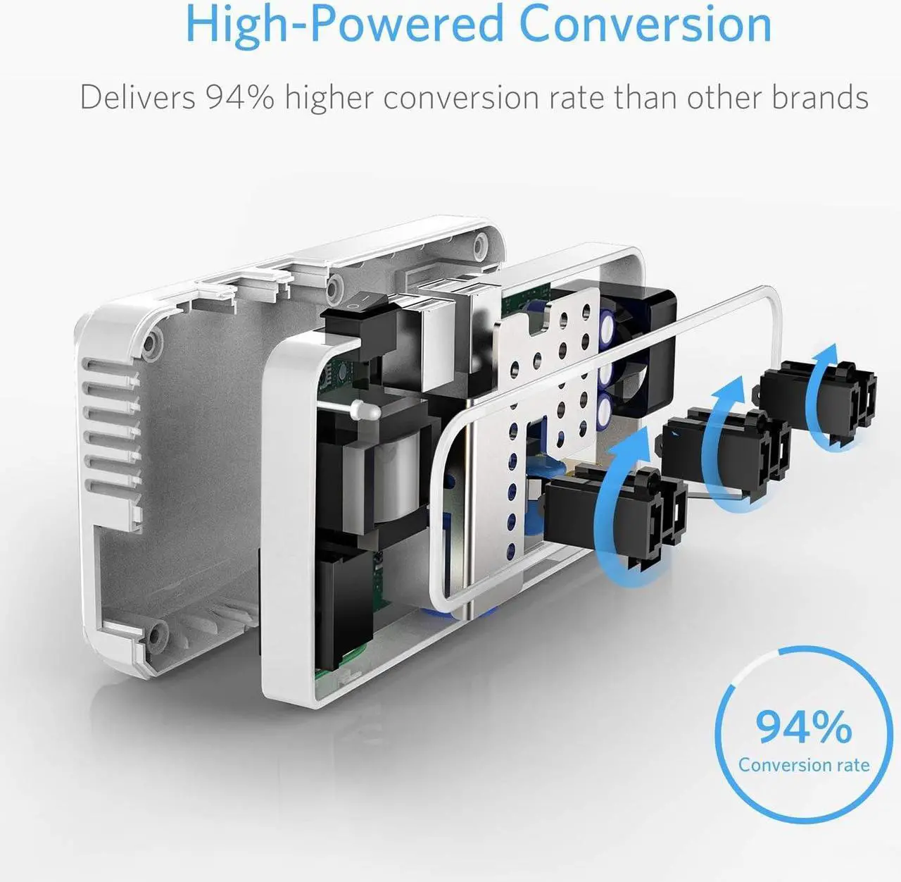 Alt view image 6 of 7 - BESTEK International Travel Adapter Power Step Down 220V to 110V Voltage Converter with QC3.0 USB Charging Port Universal Travel Plug Adapter for UK/AU/US/EU/Asia, ETL Listed White