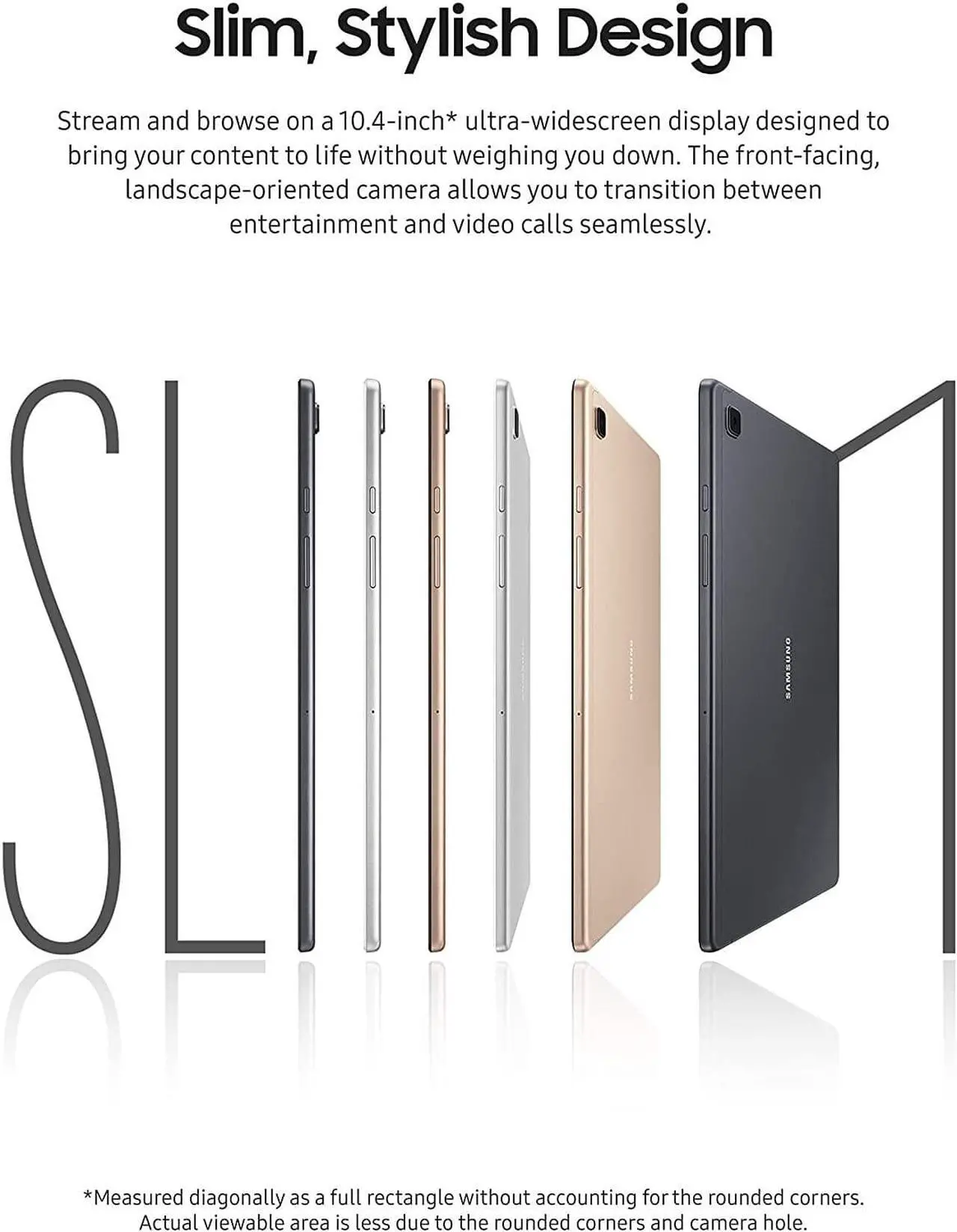 Alt view image 19 of 20 - Samsung Galaxy Tab A7 10.4 Wi-Fi 64GB Tablet - Gray SM-T500NZAEXAR (2020)