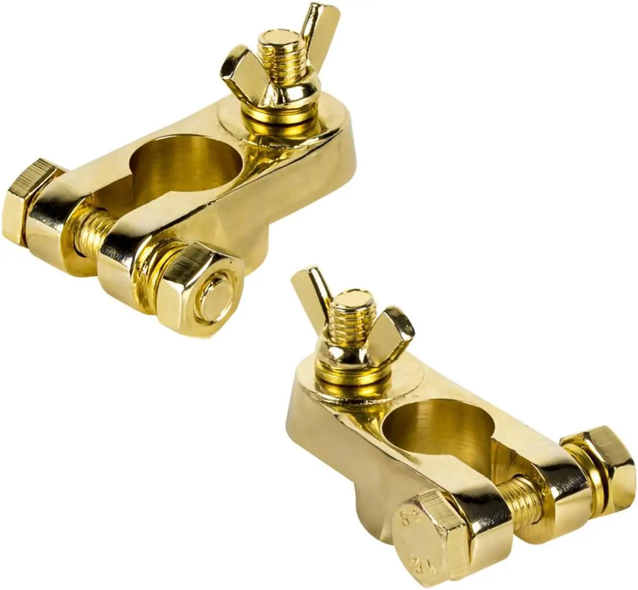 Alt view image 3 of 5 - Raptor RBTWN MID SERIES 5/16 Inch Wing Nut Battery Terminal - Positive