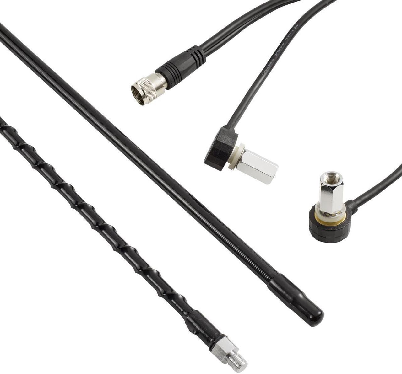 Alt view image 9 of 11 - ROADPRO R RPPS-24KB 4FT DUAL ANTENNA KIT  BLACK