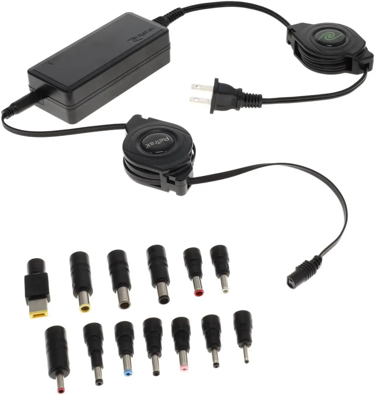 Alt view image 4 of 9 - Retrak Retractable Universal Ultrabook Notebook Netbook Wall Charger Black Wall Chargers