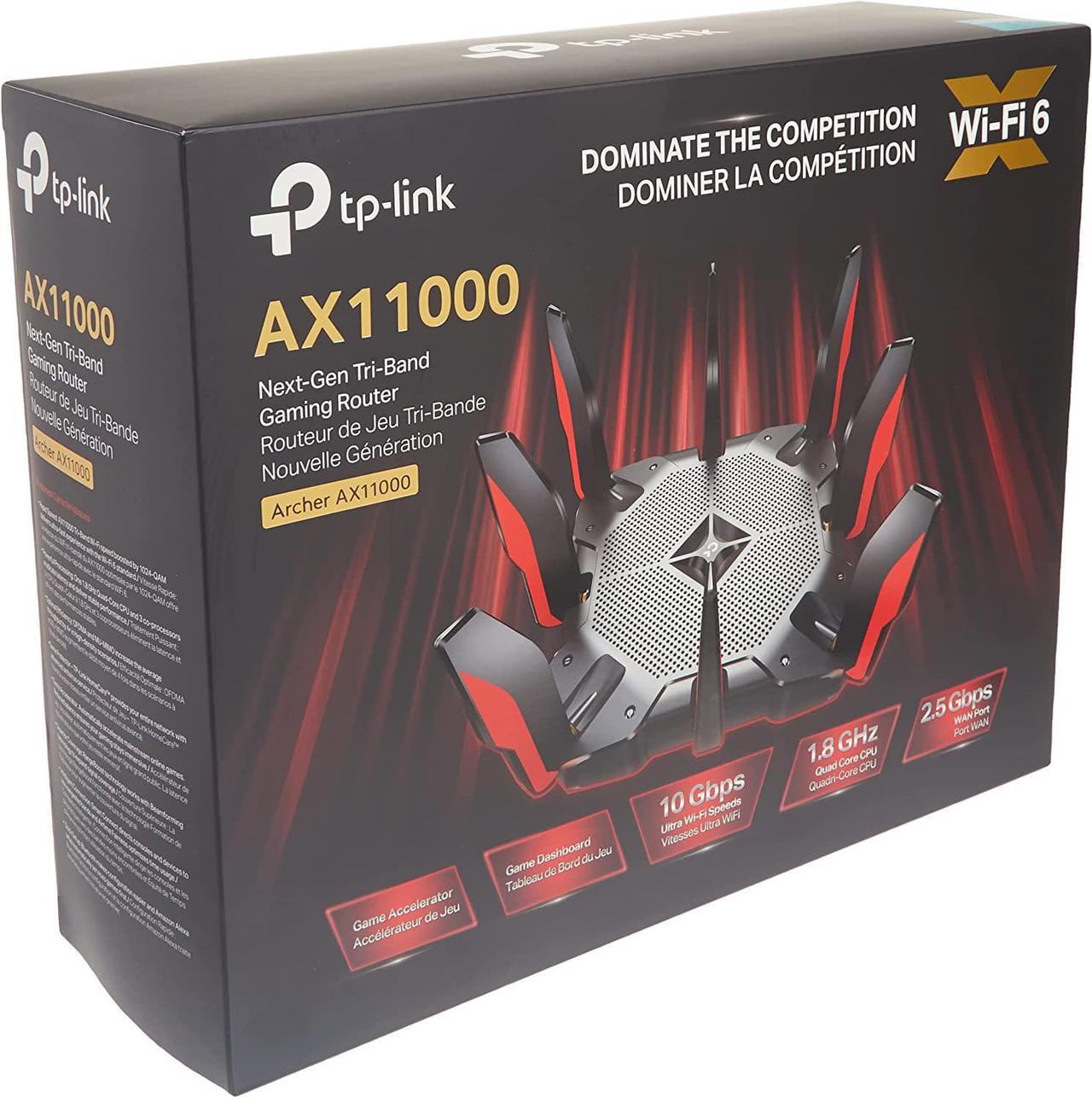 Alt view image 6 of 19 - tp-link archer ax11000 tri-band wi-fi 6 router