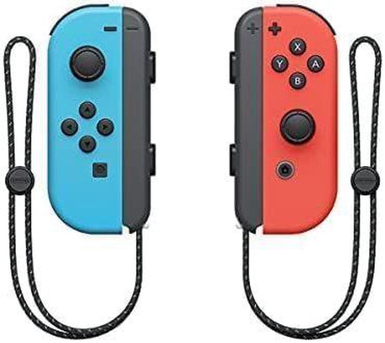Alt view image 10 of 12 - Nintendo HEGSKABAA Switch - OLED Model with Neon Red & Neon Blue Joy-Con