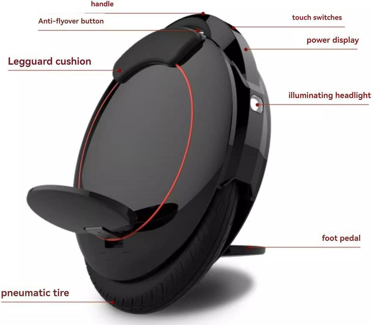 Alt view image 3 of 6 - INMOTION Lexing World Intelligent Balance Bike Adult Single Wheel Body Sensor Bike Children's One Wheel Thinking Cool Play Bike V5