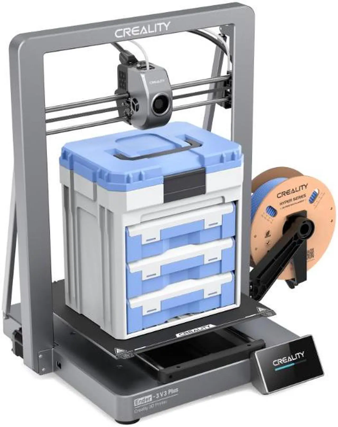 Alt view image 5 of 6 - Desktop-class high-speed FDM fully automatic levelling dual motor DIY model 3d printer
