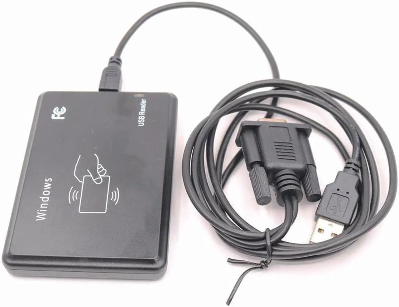 Main image of RS232 RFID 13.56Mhz IC Reader ISO14443A S50 S70 Card Reader Serial Port