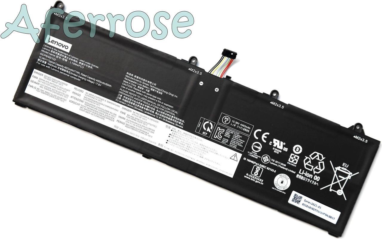 New Genuine L19C4PC3 L19M4PC3 Battery for LenovoLegion 7-15ARH5 7-15IMH5 S7-15IMH5 / Rescuer Y9000X R9000X 2021 Series (Does NOT work with R9000X 2021R,  Does NOT work with Y9000X 2020)