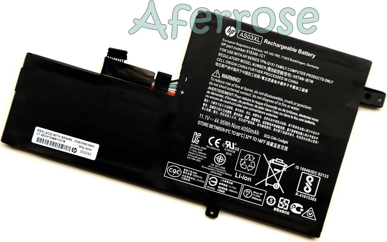 New Genuine AS03XL Battery For HPChromebook 11 G5 EE Series HSTNN-IB7W 918340-2C1 918340-1C1