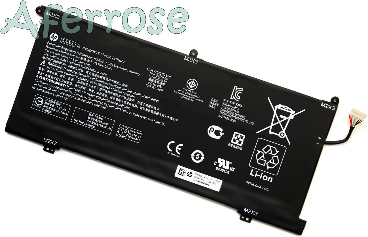 SY03XL New Genuine Battery for HPChromebook X360 14 G1 14-DA000 15-DE0000 15T-DE000 14-DA00 14-DA0011DX HSTNN-DB8X L29913-221