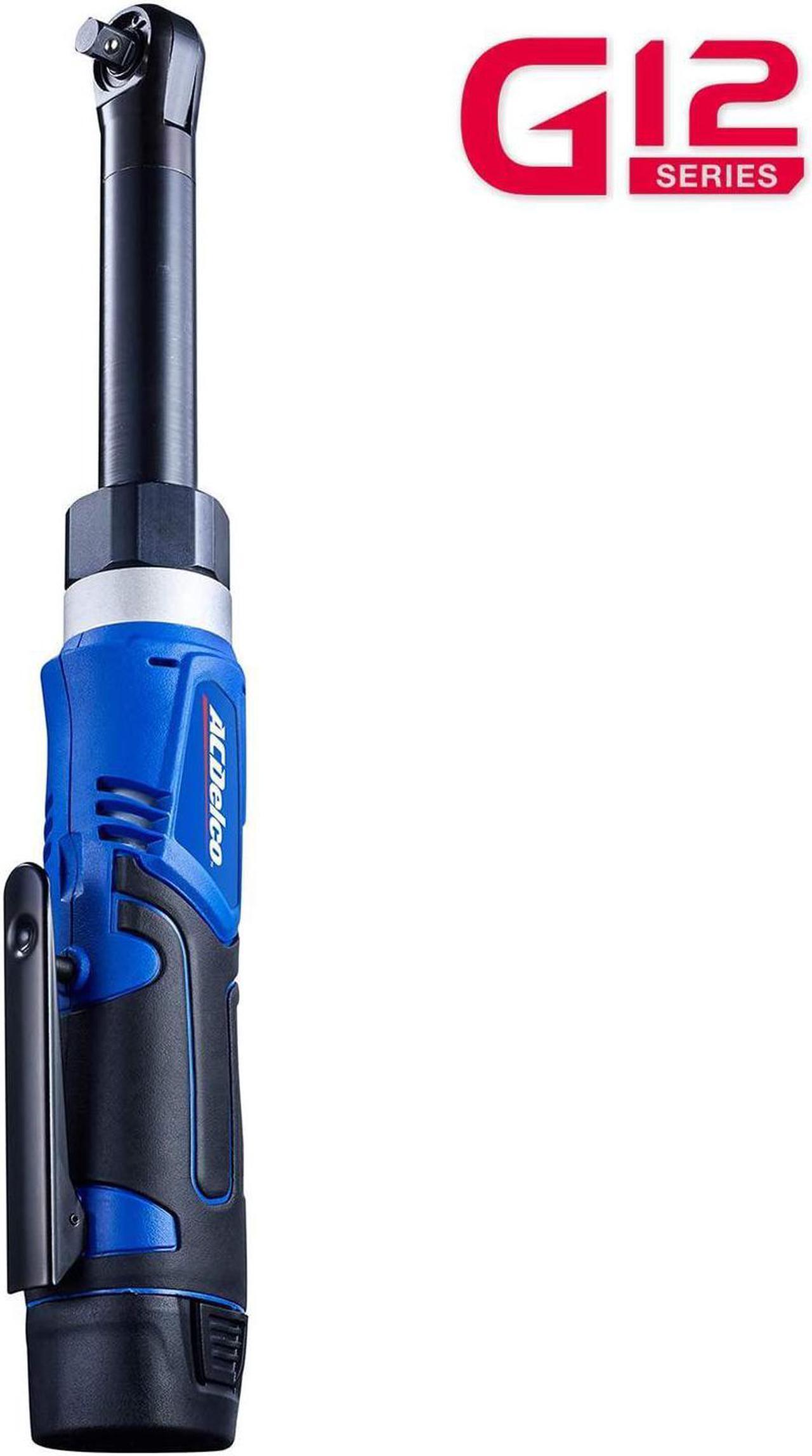 Alt view image 4 of 6 - ACDelco ARW1218-3P G12 Series 12V Li-ion Cordless 3/8 40 ft-lbs. Extended Ratchet Wrench Tool Kit