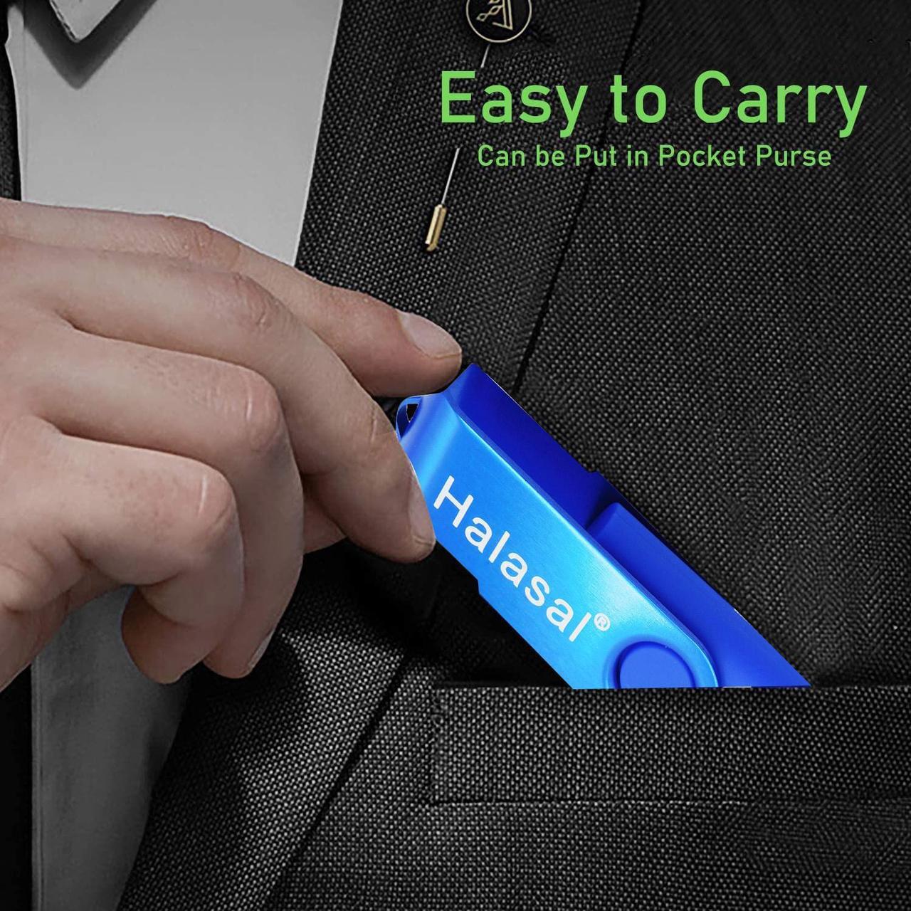 Alt view image 3 of 6 - 5*PACK 2GB  USB 2.0 Flash Drives Memory Stick Fold Storage Thumb Drive Pen Swivel Design candy color