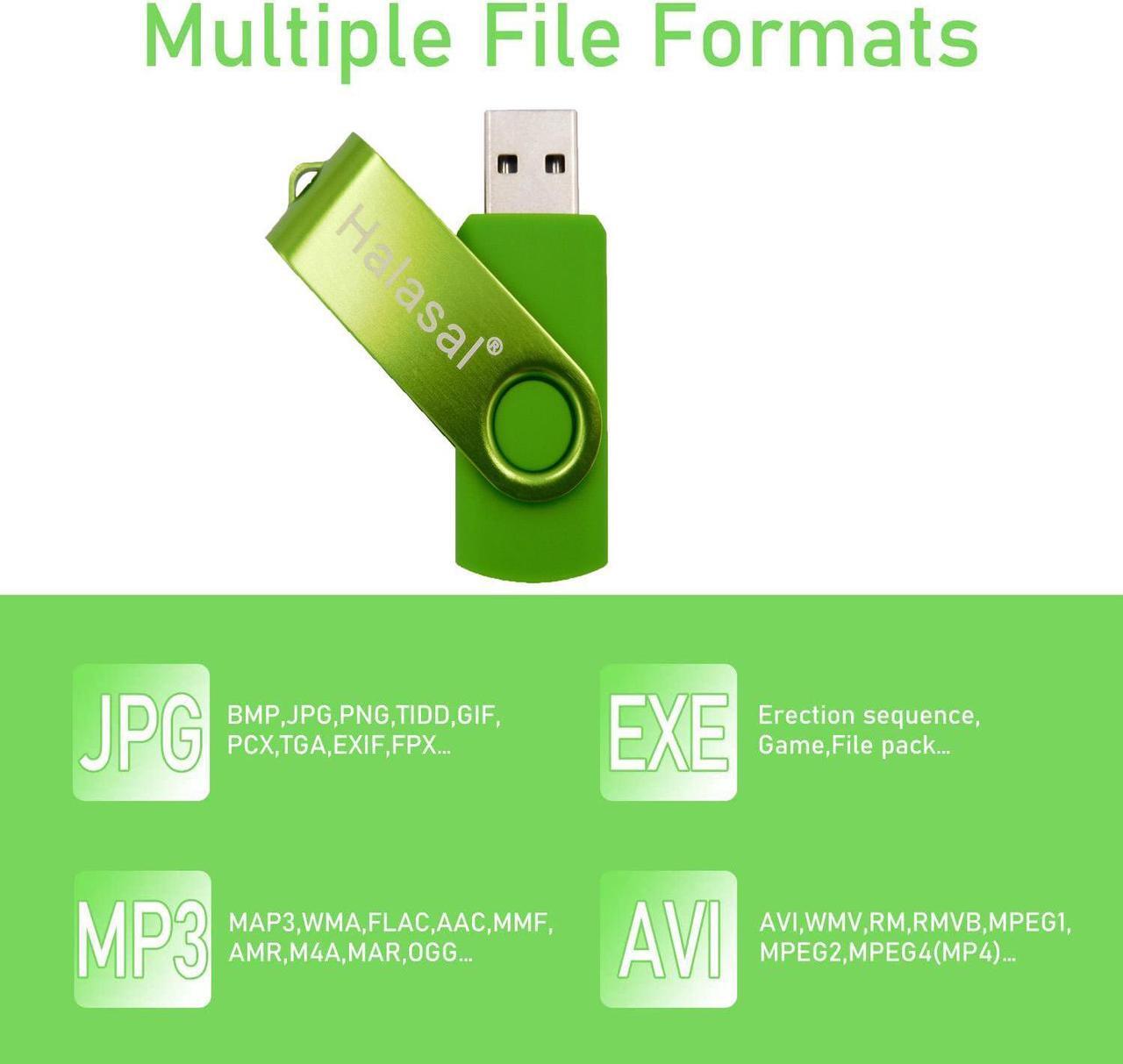 Alt view image 5 of 6 - Halasal 512MB USB Flash Drives 5-Pack | Reliable Memory Storage Solution for Computer Hardware