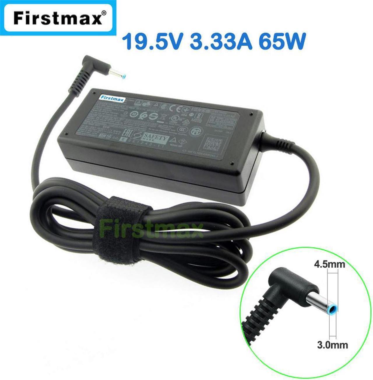 19.5V 3.33A 65W Adapter Charger for Chromebook 14 Pavilion 15 Series 710412-001 PPP009C Blue Tip