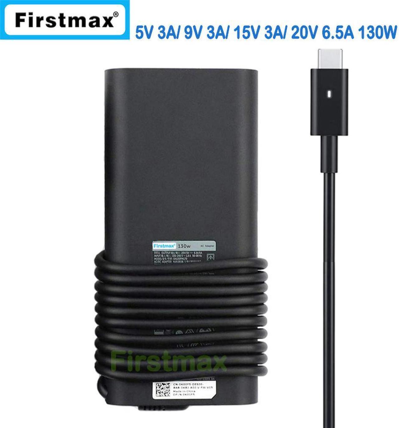 130W usb-c Type c 20v 6.5A laptop charger for Latitude 15 5511 5520 5521 5531 Vostro 16 7620 Portable Power Supply