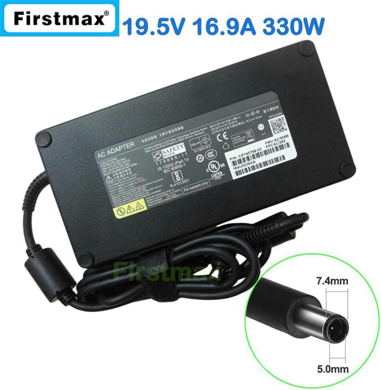 Genuine 330W Laptop Charger 19.5V 16.9A FPCAC284 FMV-AC508B FPCAC275 FMV-AC507B for Fujitsu Celsius H780 H970 H980 AC Adapter