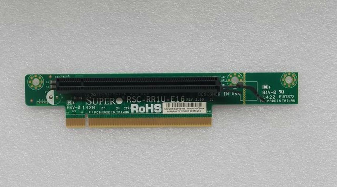 Main image of RSC-RR1U-E16  1U PCI-E X 16 RISER CAR