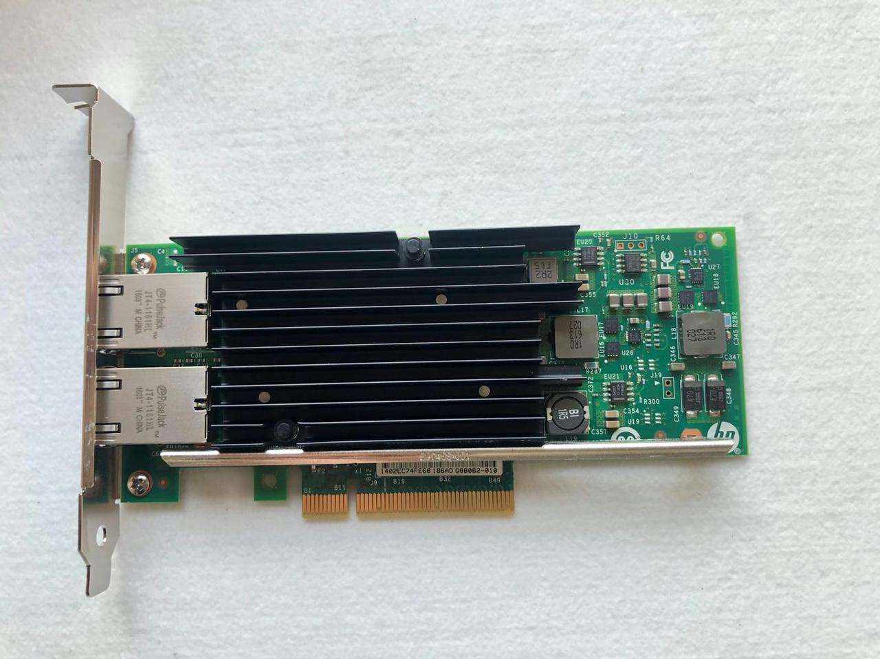 561T Dual Port RJ45 10GB PCIe Network Card 717708-002 716589-002 716591-B21