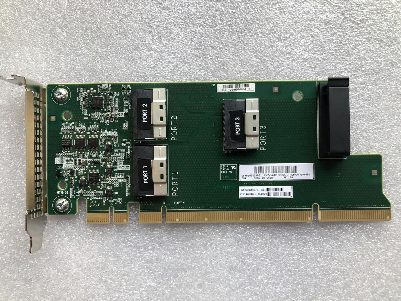 P10082-001 / P04719-001 SPS-PCA NVMe Pass Thru Riser Apollo 4200 Gen10