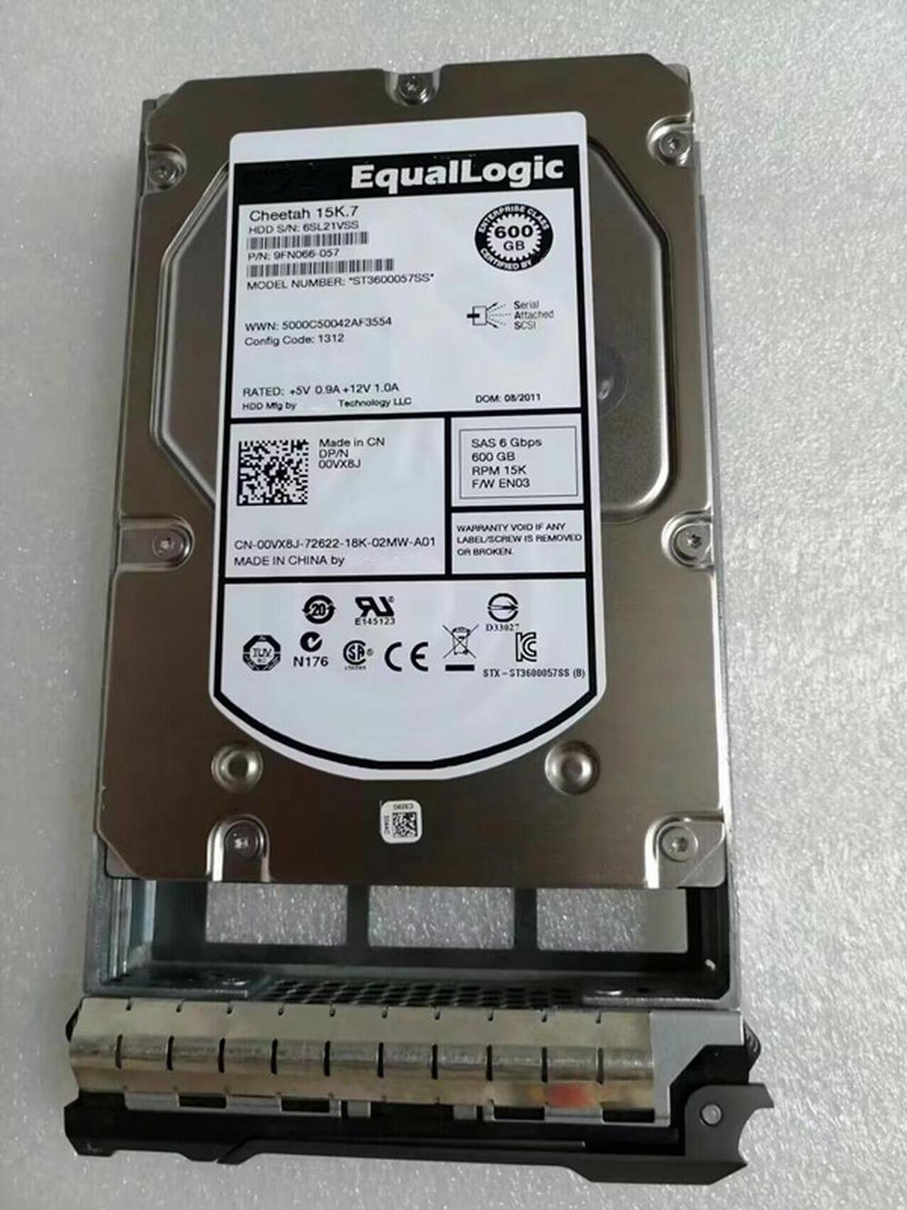 00VX8J 0VX8J   600G 3.5 15K ST3600057SS EQUALLOGIC Hard drive HDD