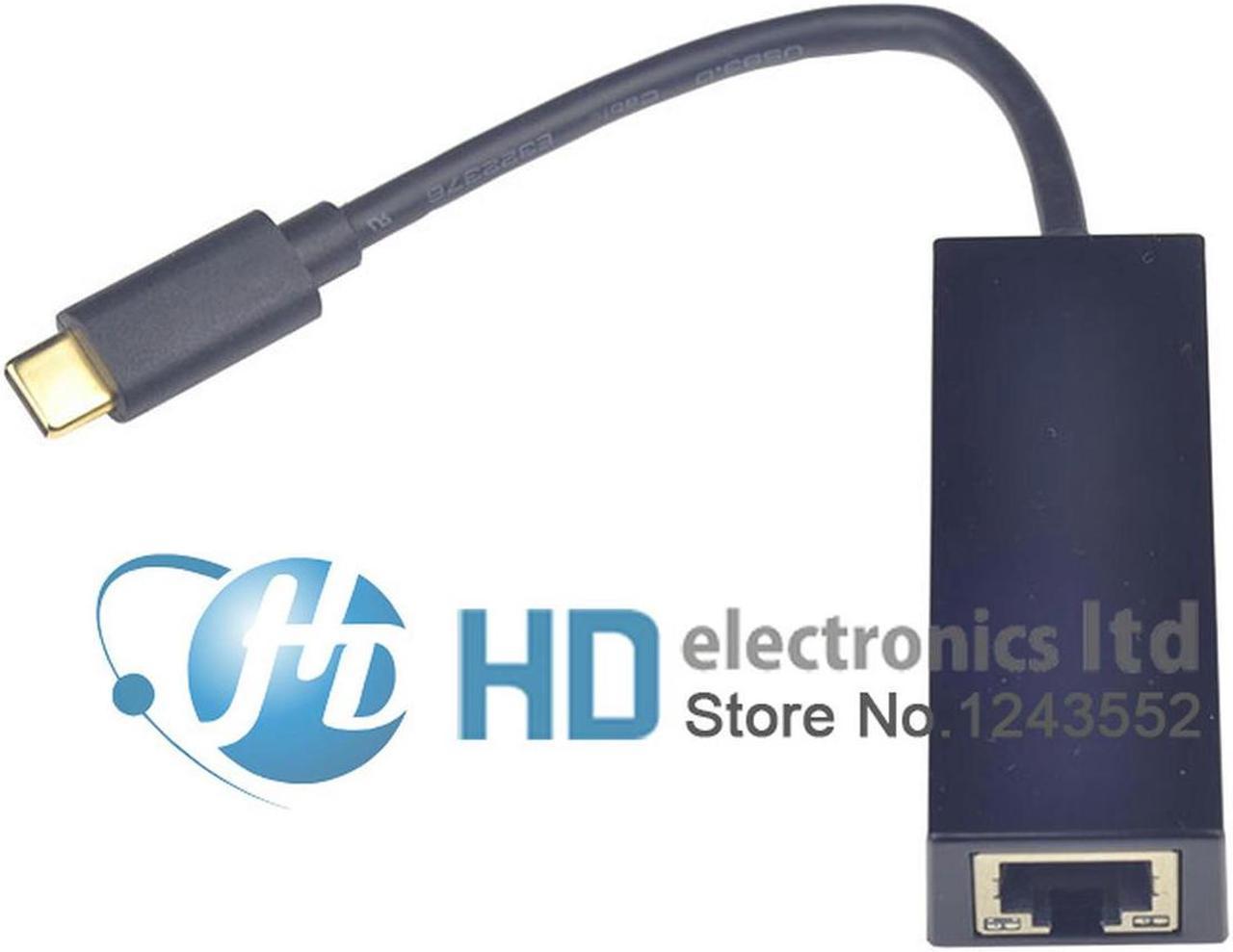 USB 3.1 Type-C To Gigabit Ethernet Adapter Netwok Card 1000M win10