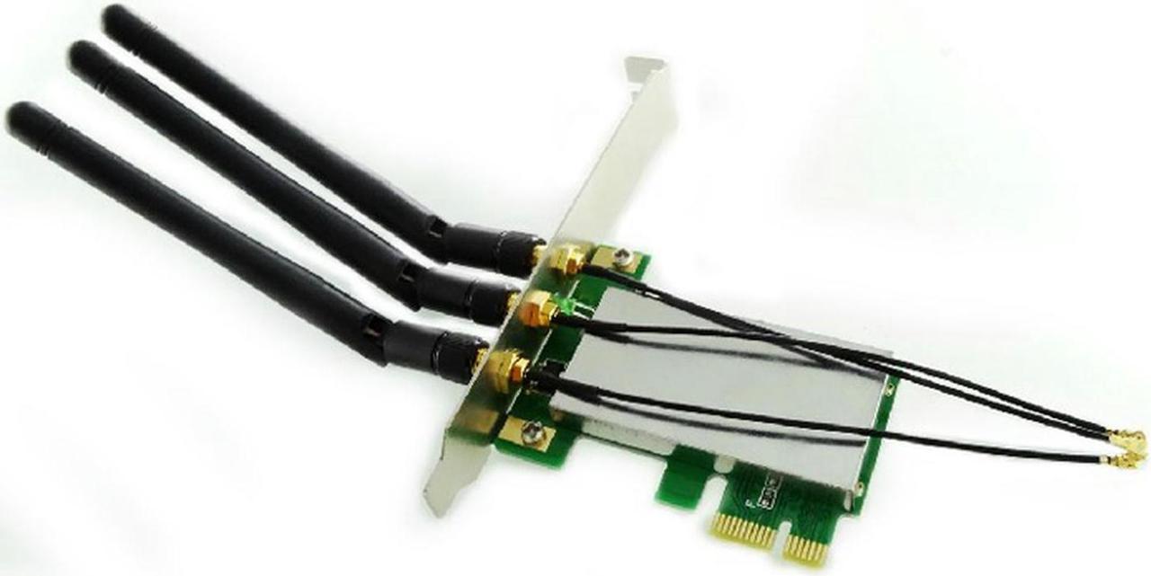 MINI PCI-E to PCI Express wireless WLAN adapter 3 antenna PC Card Wholesale