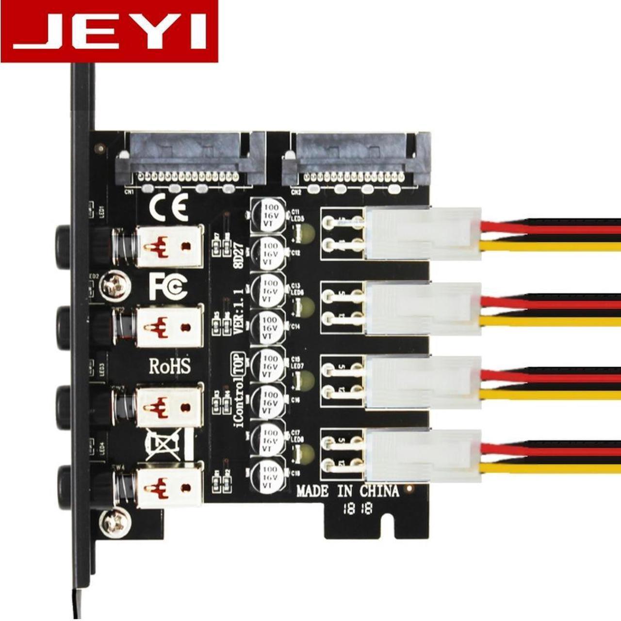 JEYI iControl-8 more 4 hard disk hard control system ligent control hard disk management system HDD SSD power switch four