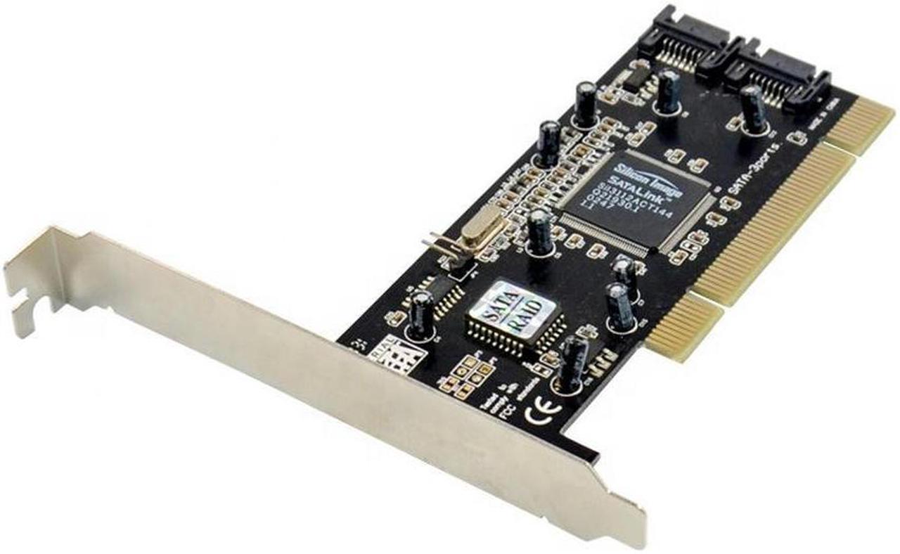 PCI To 2 Port SATA RAID Controller Card Sil3112 chipset SATA PCI Serial ATA Host Controller Card