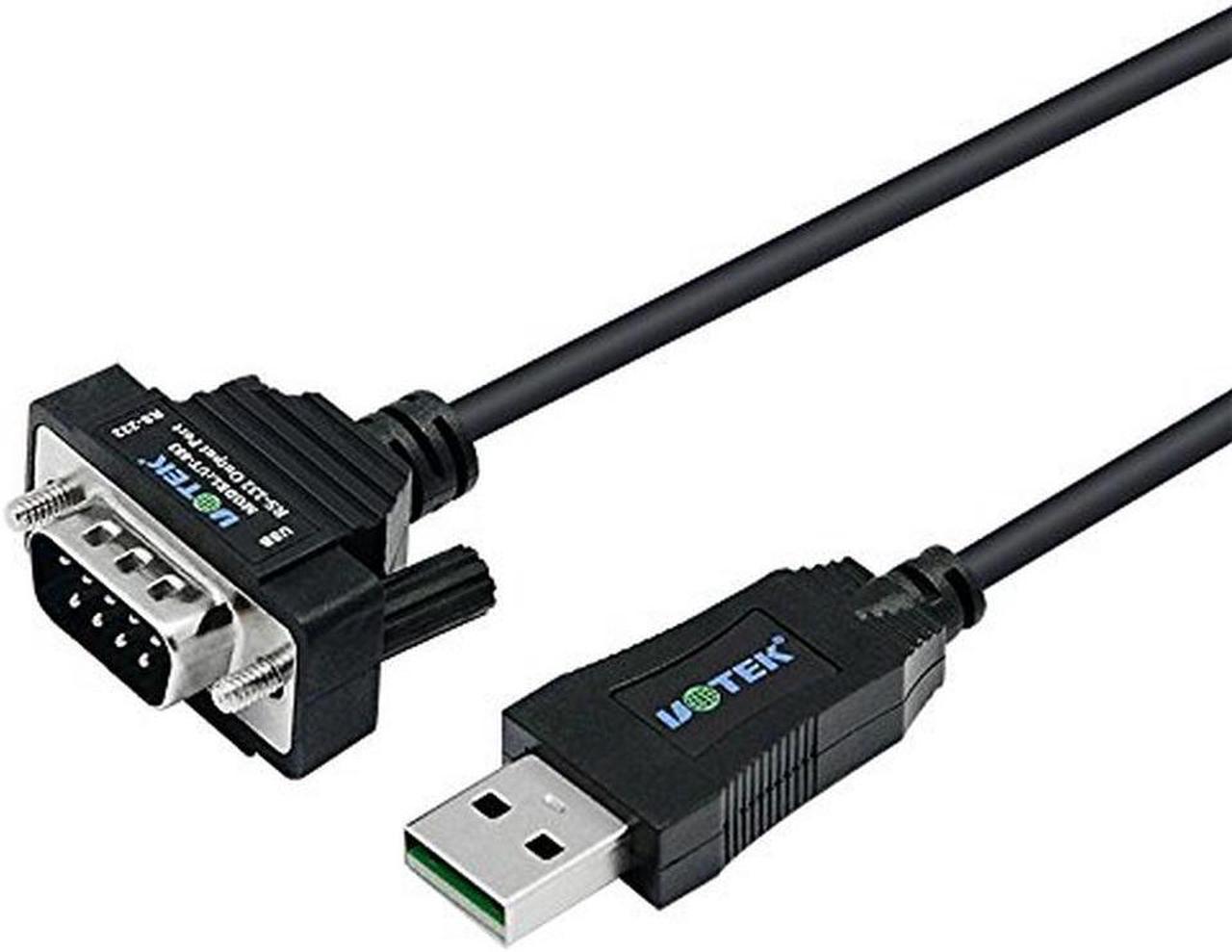 UTEK UT-883 USB to 232 Converter(1-port USB to RS-232 Serial Converter) DB9 COM CABLE 1.5M