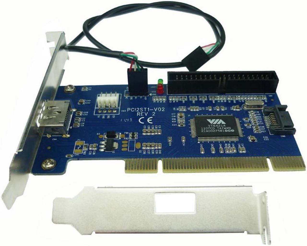 eSATA+USB Combo port PCI card internal SATA+IDE hybrid card RAID 40pin pci to power esata