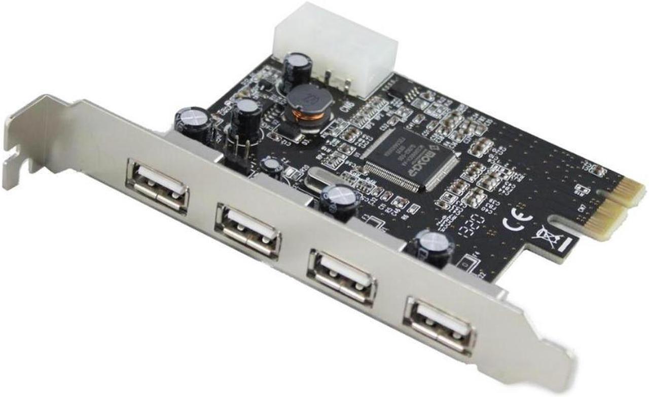 4 Ports USB 2.0 PCIE HUB CARD Renesas usb expansion USB 2.0 PCI-Express card Moschip