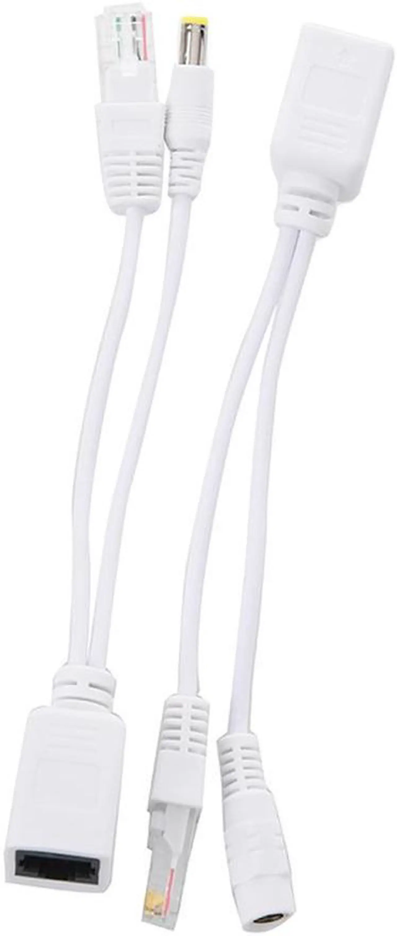 Main image of Passive Power over Ethernet PoE Adapter Injector + Splitter Kit 5v 12v 24v 48v