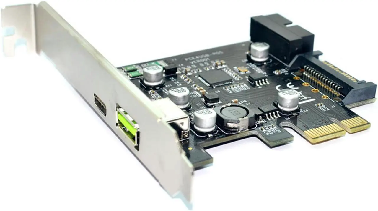 Main image of 5Gb/s USB 3.1 Type-A + USB Rapid Changing Port +19pin USB header PCI-e Card Desktop PCI Express to USB3.1 Adapter