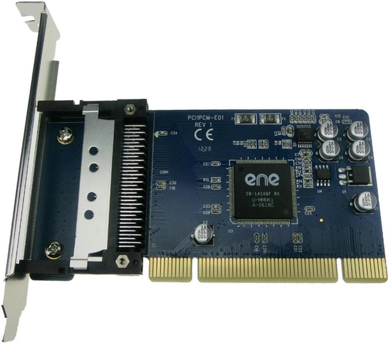 PCI to PCMCIA 16-bit (PCMCIA 2.1 / JEIDA 4.2) and 32-bit Cardbus PCMCIA PC Card to PCI Adapter Converter support low profile